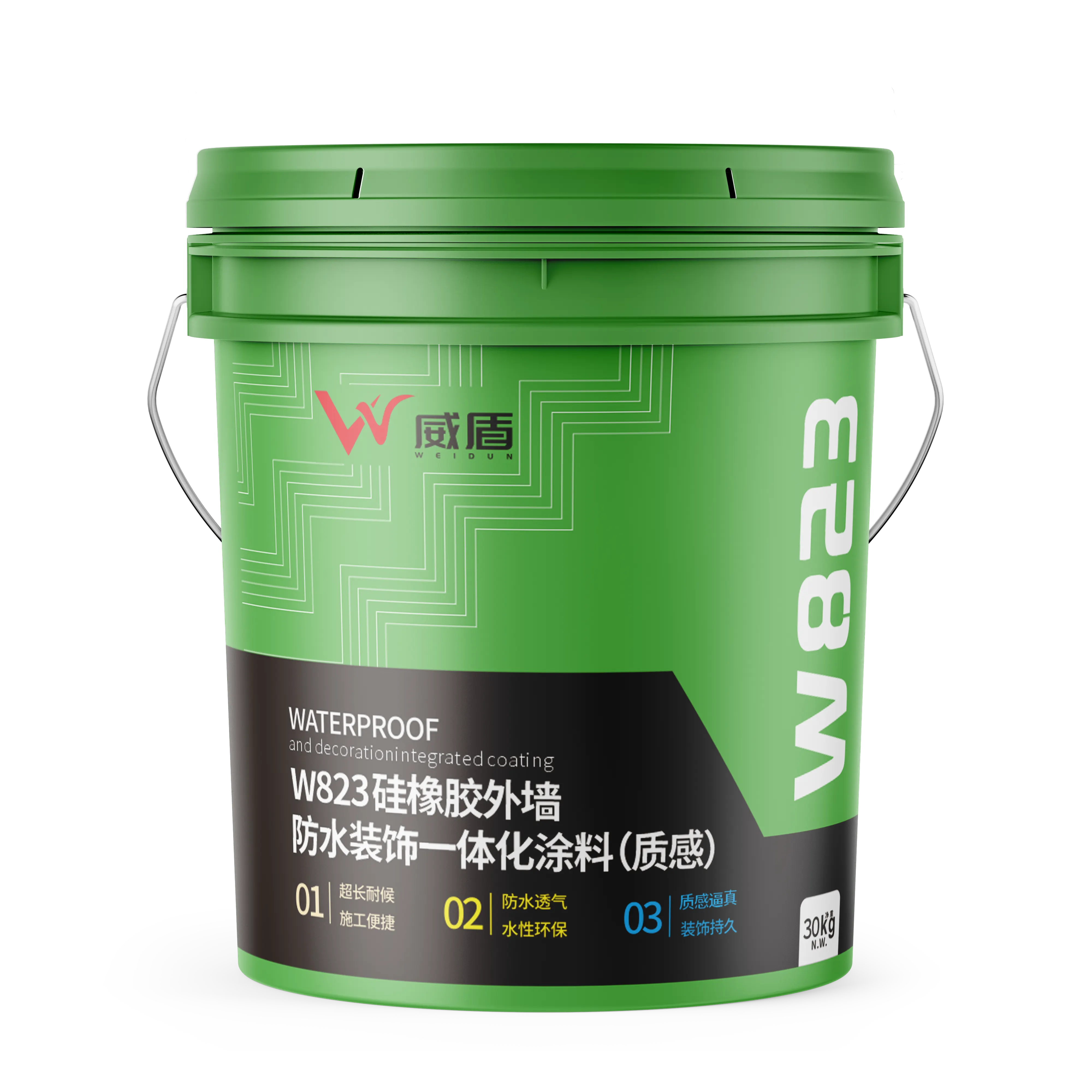 W823硅橡胶外墙防水装饰一体化涂料（质感）